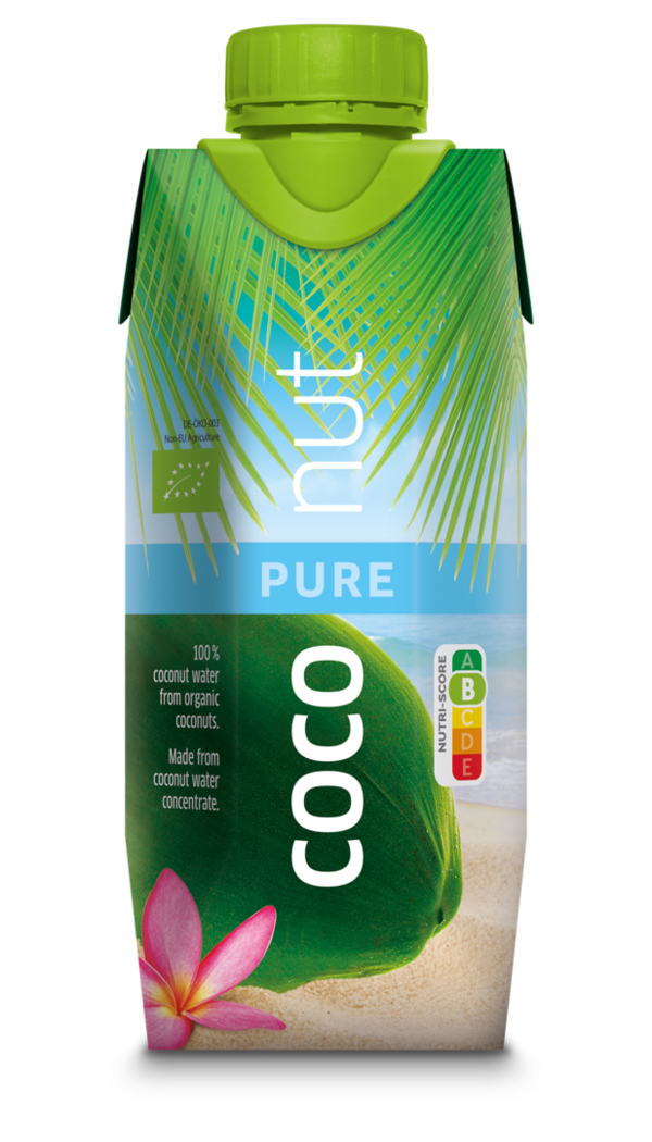 aqua verde coconut water, 330 ml