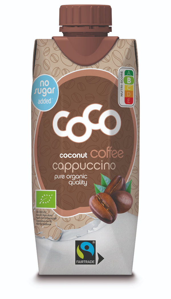 dr. antonio martins coco coffee cappuccino fairtrade, 330 ml